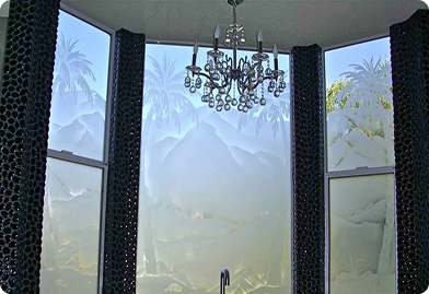 Etched Glass Panels
