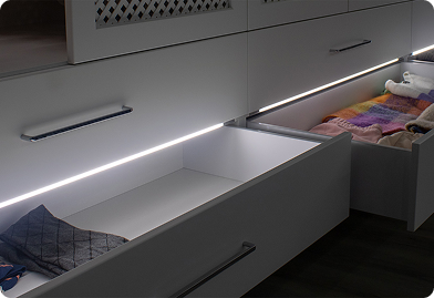 LED Strip Lighting for Drawers