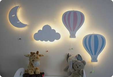 Wall-Mounted Nightlights