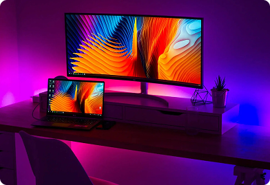 App-Controlled LED Lights