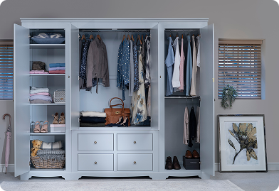 Multi-Unit Free-Standing Wardrobes