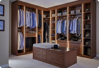 Corner Built-In Wardrobes