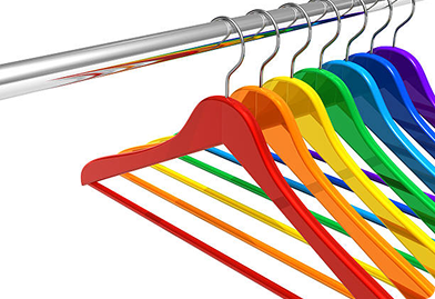 Colorful Hanging Rods