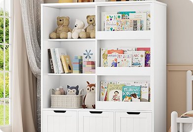 Open Shelving for Toys & Books