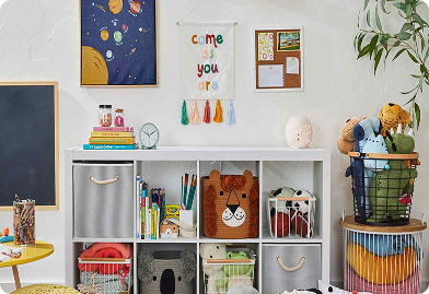 Cubbies for Toys and Games