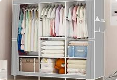 Hanging Rod & Drawer Combo