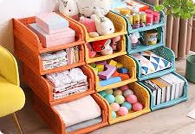 Closet with Toy and Book Compartments