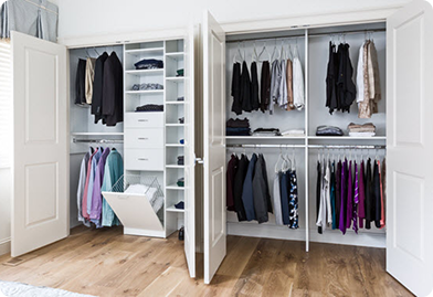 Double Reach-In Closet